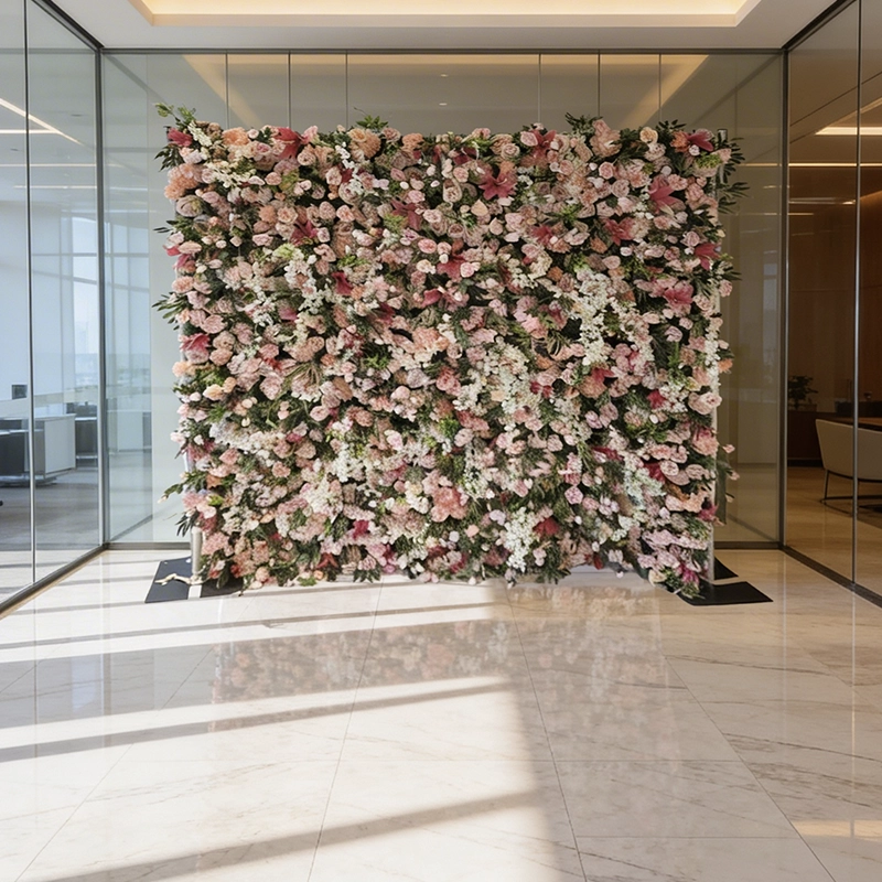 Rose Flower Backdrop Decor & Rentals