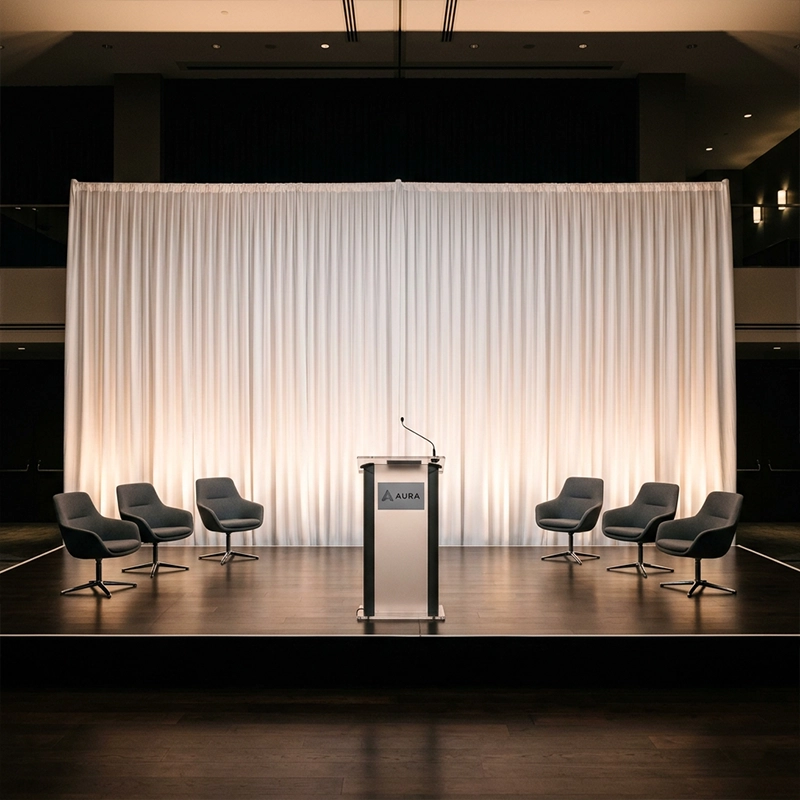Stage Backdrop Decor & rentals