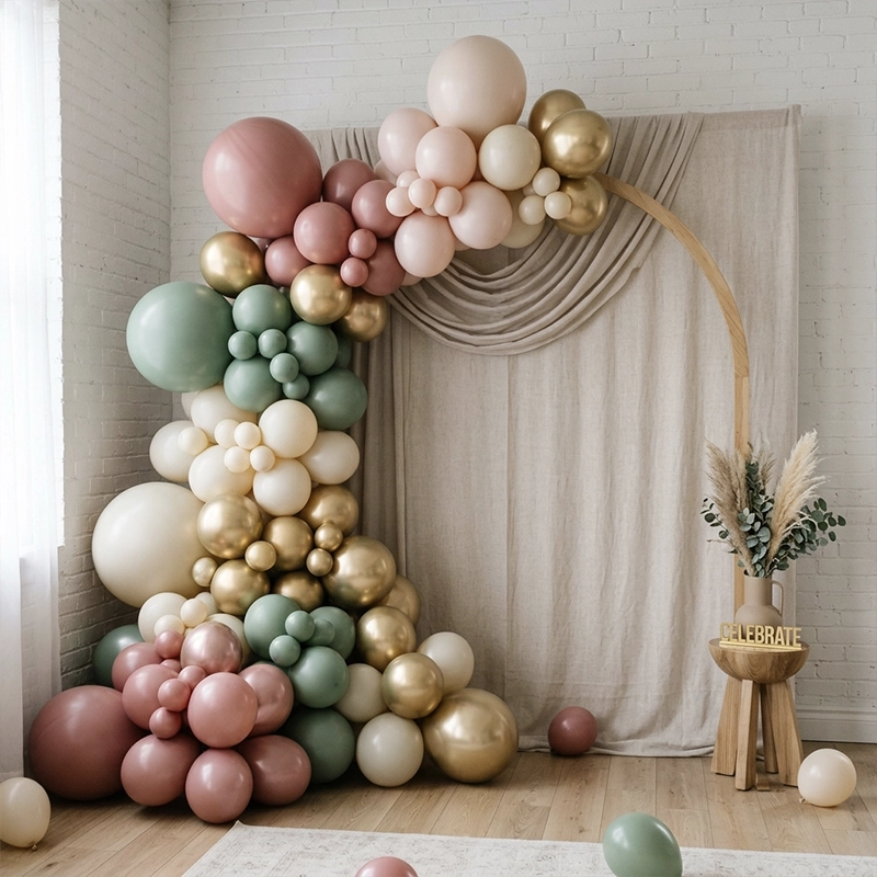 Balloon Cluster Garland Decor & Rentals